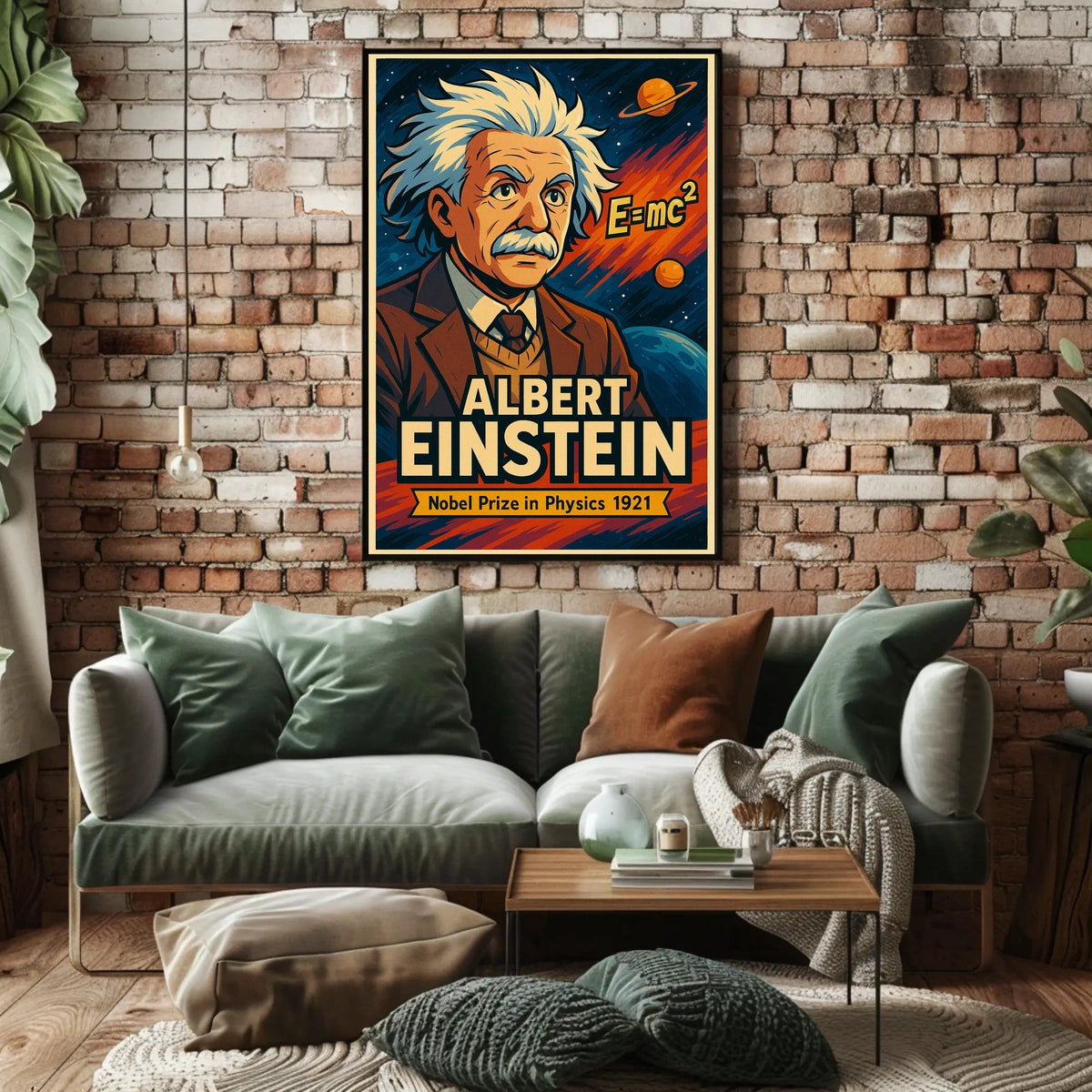 Albert Einstein Nobel Prize In Physics Poster