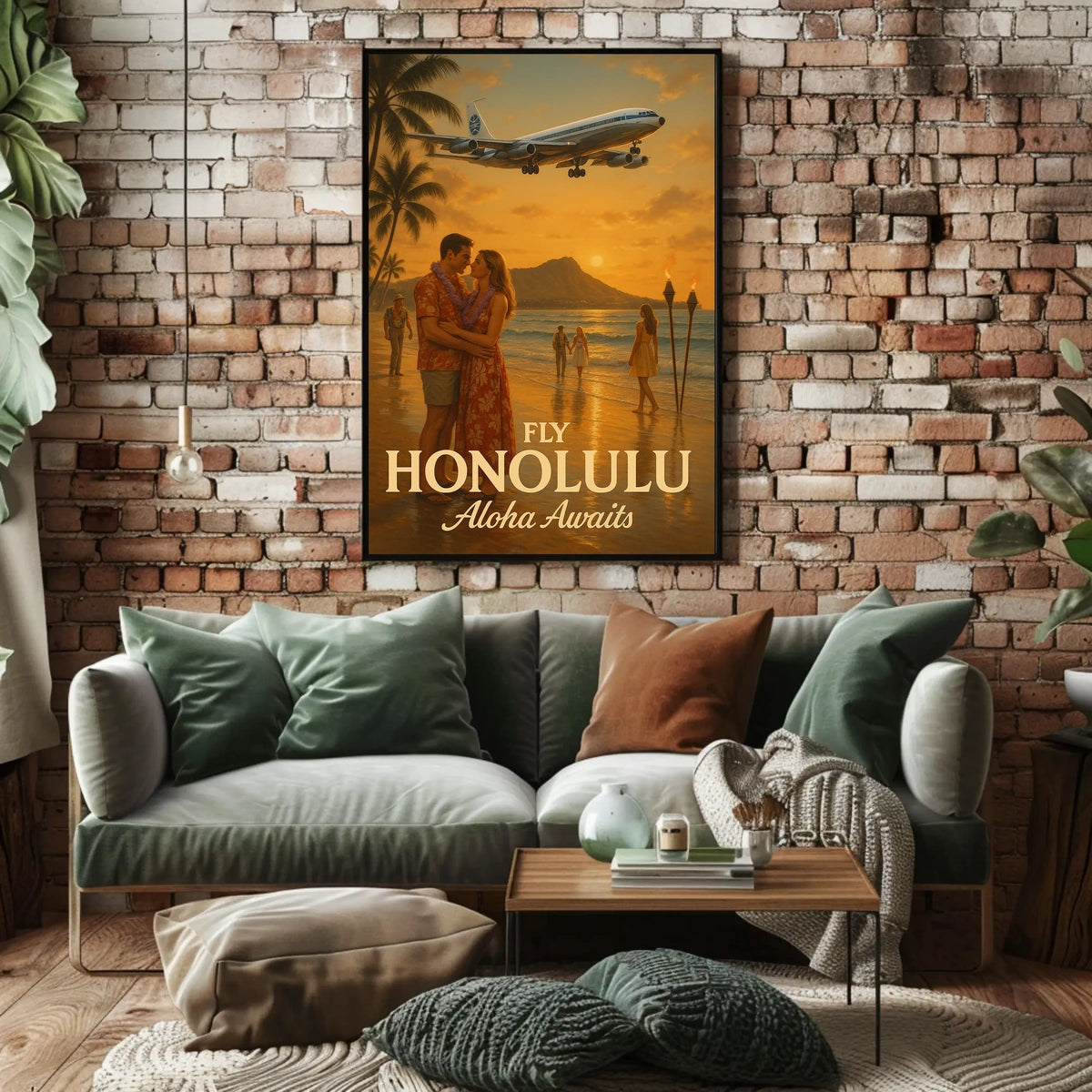 Aloha Awaits in Honolulu Poster
