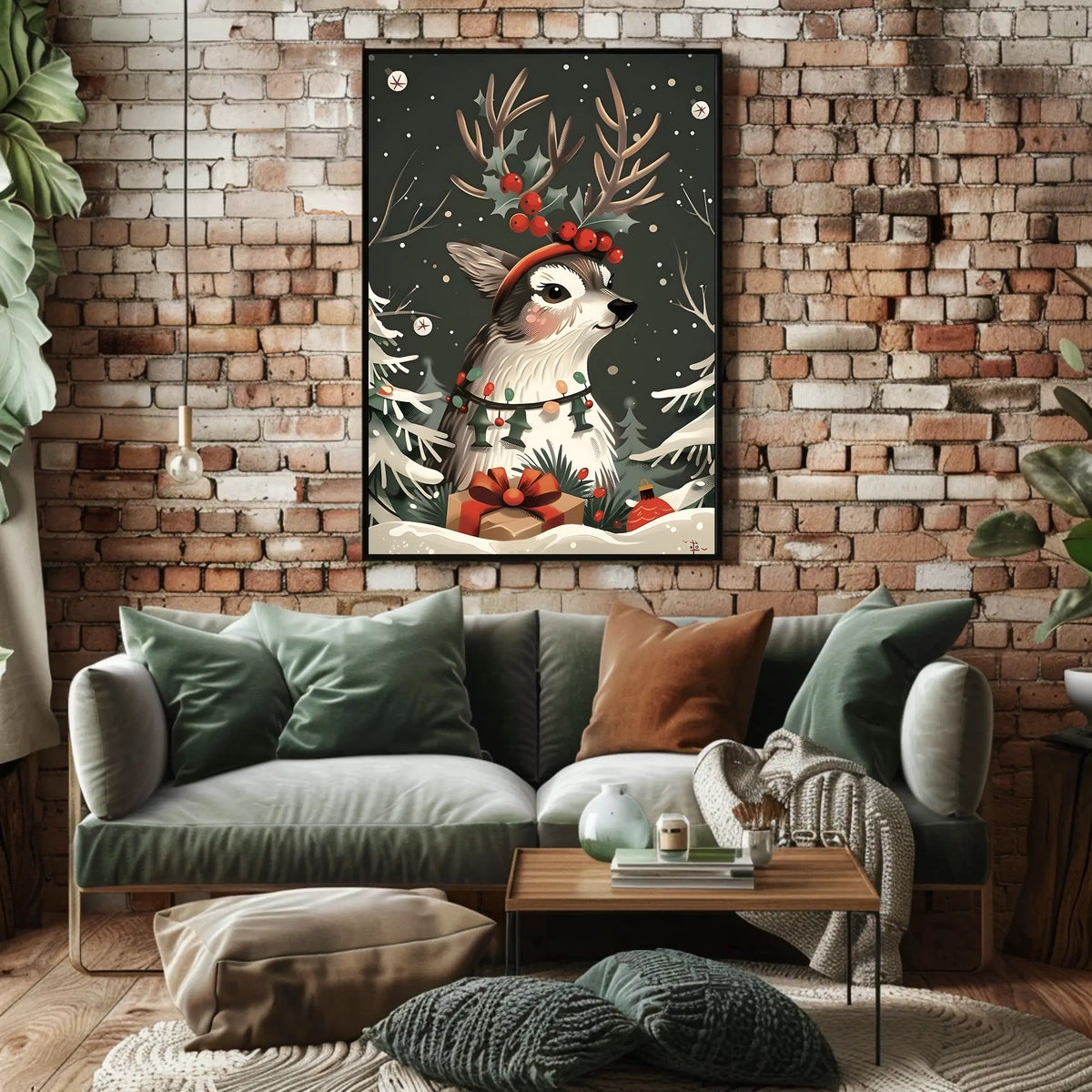 Festive Woodland Wonder Poster