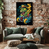 Monster Hot Rod Poster