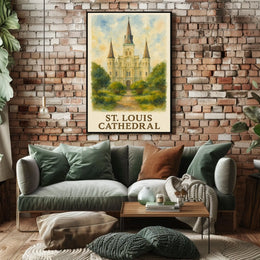 St. Louis Cathedral Poster