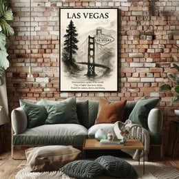 Las Vegas City of Lights Poster PosterGoat