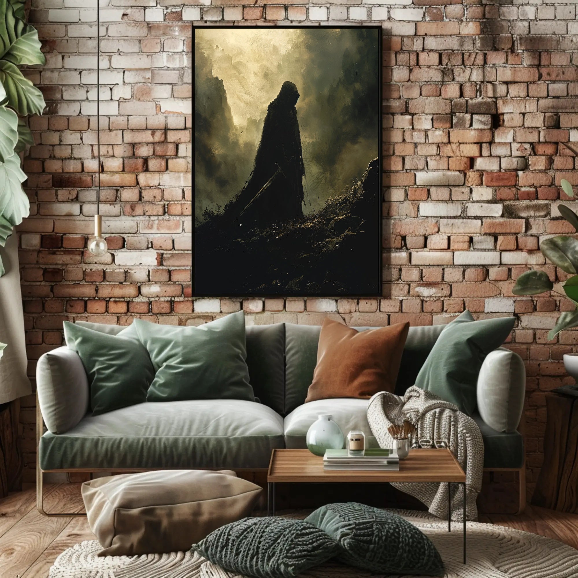 The Shadowed Wanderer Art Print Poster for Home Decor Lovers PosterGoat