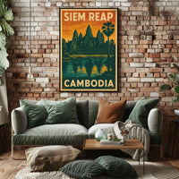 Siem Reap Cambodia Poster