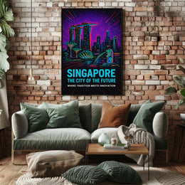 Singapore The City of the Future Poster