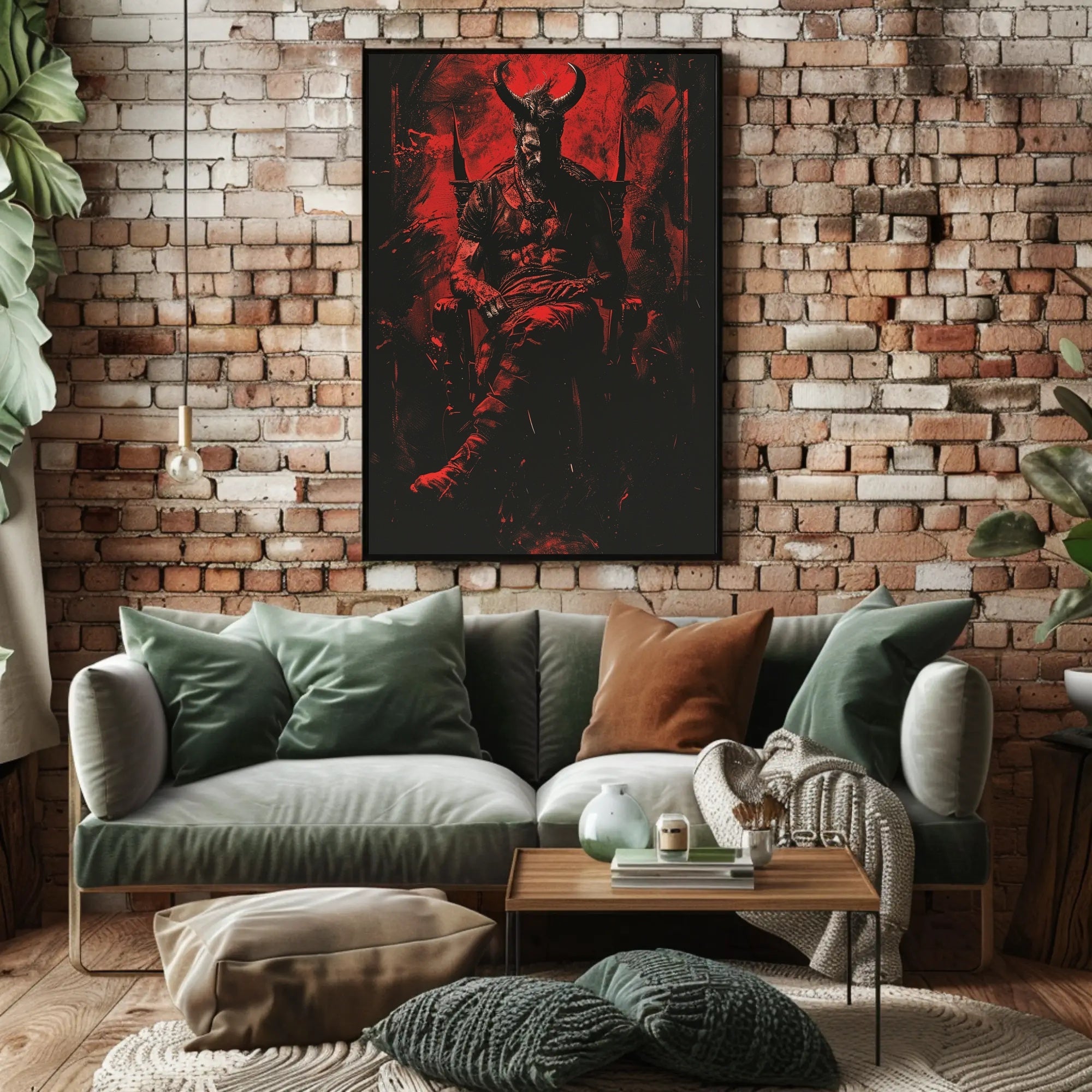 The Dark Throne Art Print Poster for Home Decor and Wall Art PosterGoat