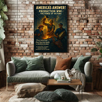 America's Answer: The Forge of Victory Poster