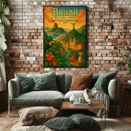 Discover Brazil Poster