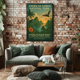 American Samoa National Park Natural Haven Poster