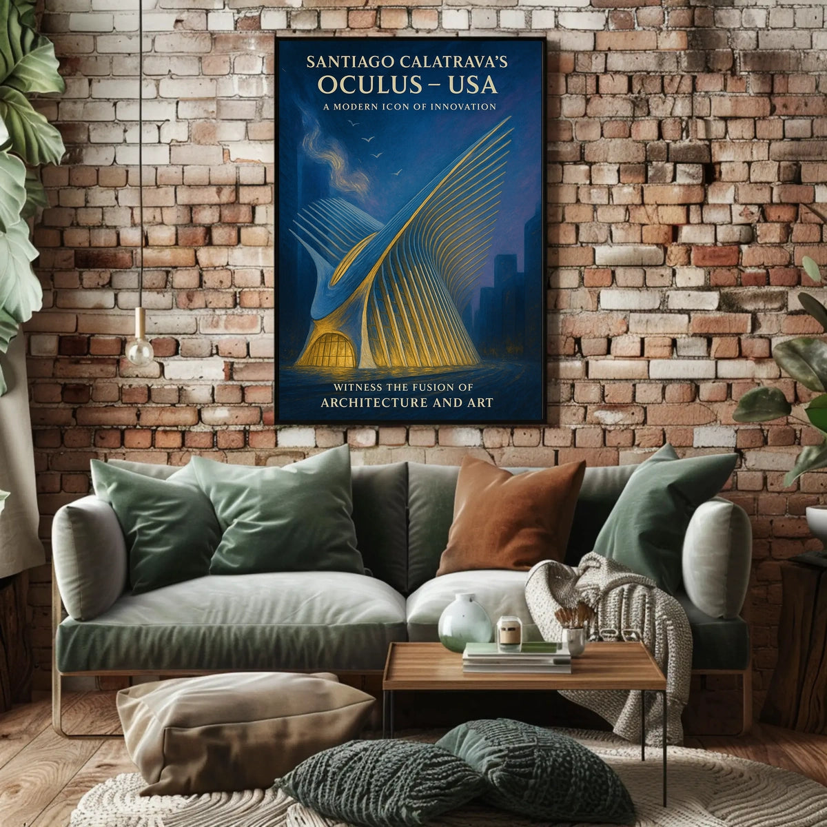 Santiago CalatravaS Oculus A Modern Poster