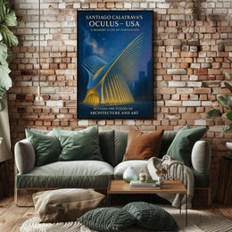 Santiago CalatravaS Oculus A Modern Poster