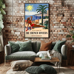 Escape To The French Riviera Poster