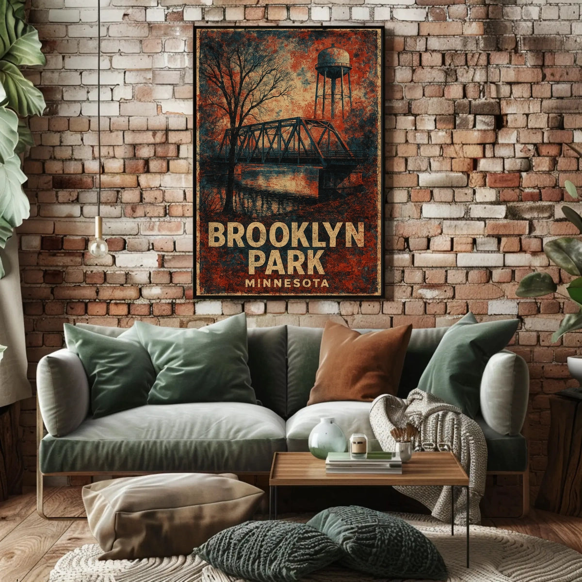 Brooklyn Park Minnesota Urban Photography Poster