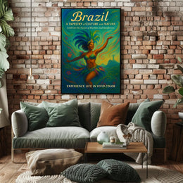 Brazil A Tapestry Of Culture And Poster