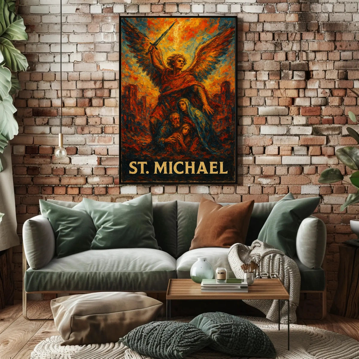 St. Michael Protector And Warrior Poster