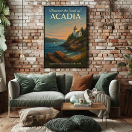 Discover the Soul of Acadia Poster