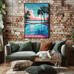 Tropical Oasis Poster