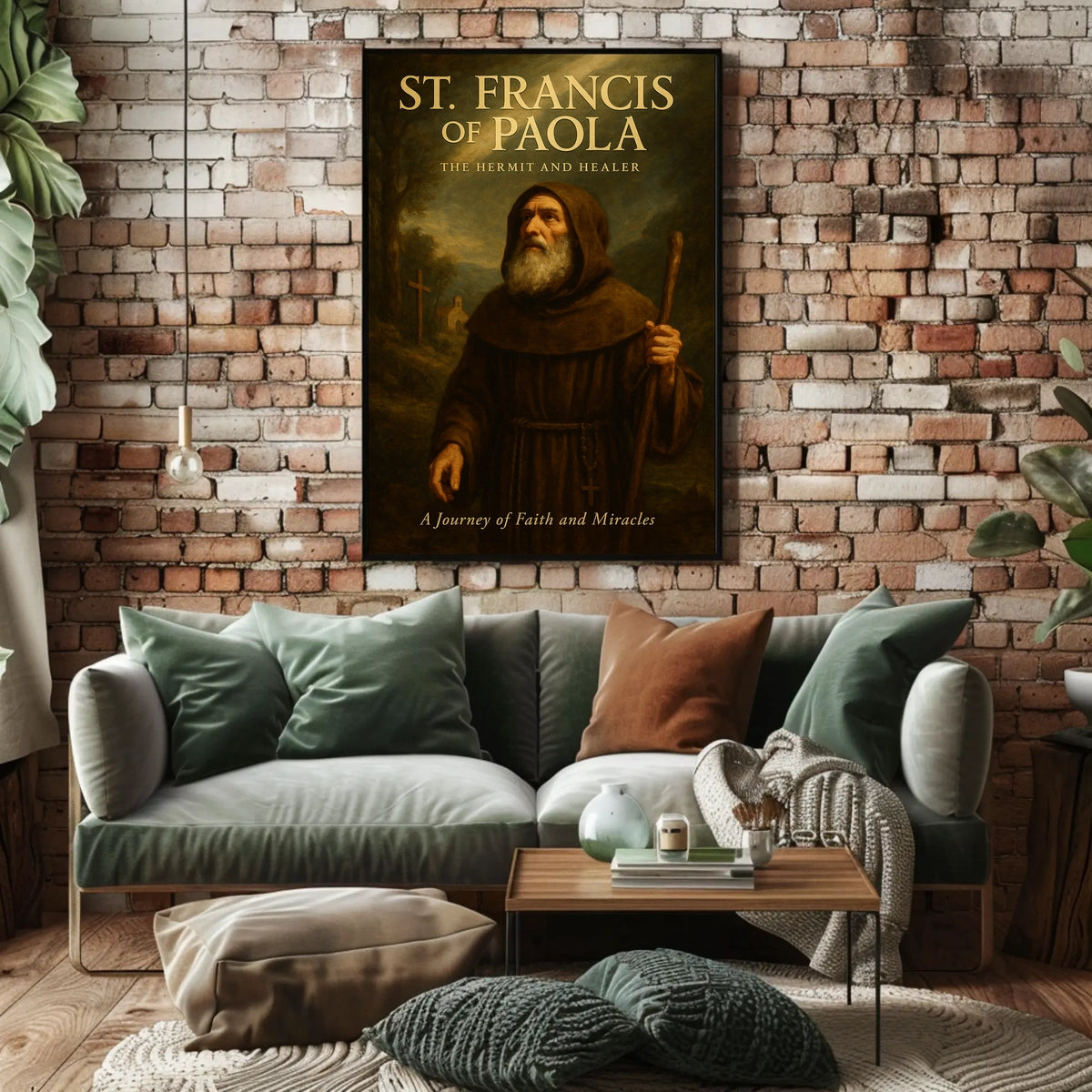 Spiritual Devotion Healing Mystical Painterly Poster