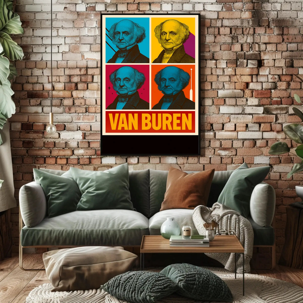 Martin Van Buren Pop Art Poster