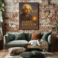 Albert Einstein Theory Of Relativity Poster