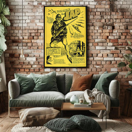World War II Japan Enemy Propaganda Poster