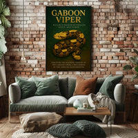 Gaboon Viper Natures Master of Stealth Poster