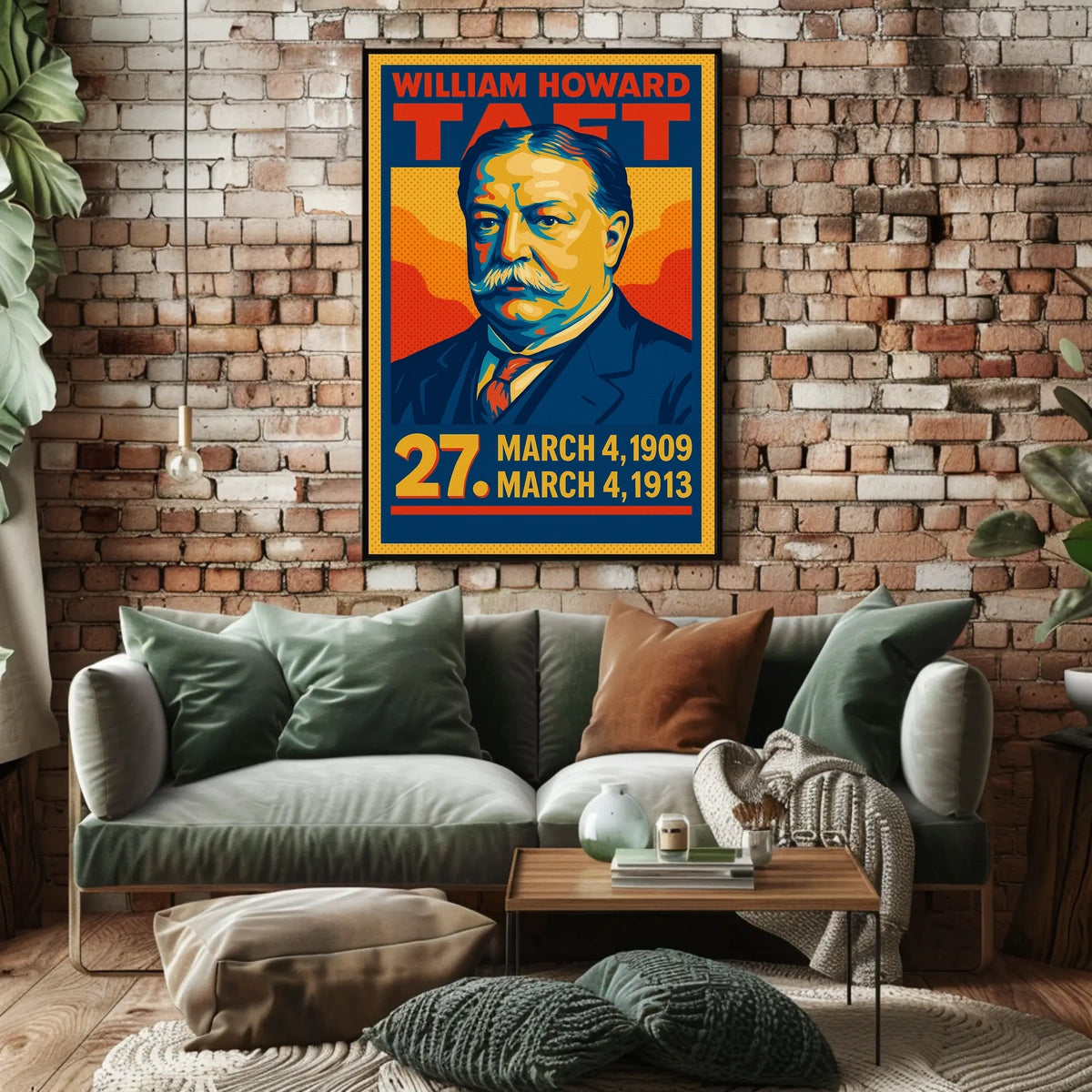 William Howard Taft 27Th President Poster
