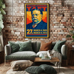 William Howard Taft 27Th President Poster