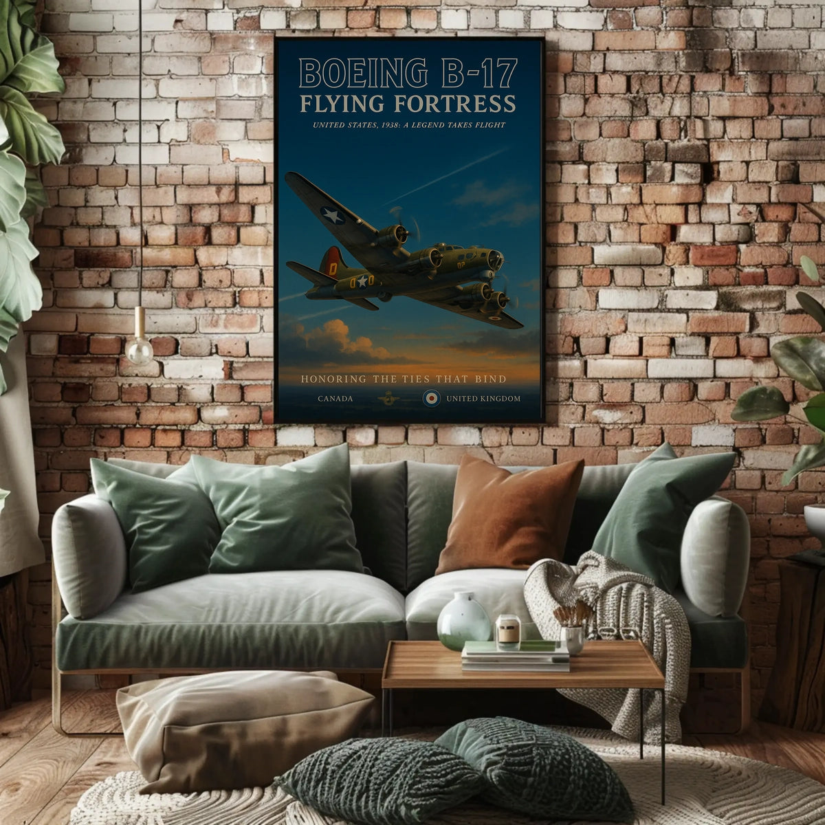 Boeing B-17 Flying Fortress Poster