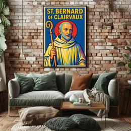 St. Bernard of Clairvaux Poster
