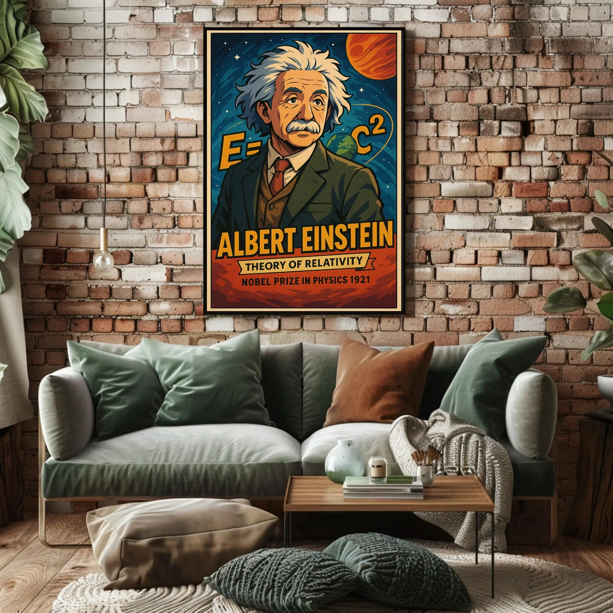 Albert Einstein Theory Of Relativity Poster