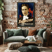 Thurston The Great Magician Vintage Entertainment Poster