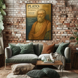 Plato Philosopher of Ideals Poster