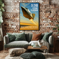 X-24B Flying Flatiron Poster PosterGoat