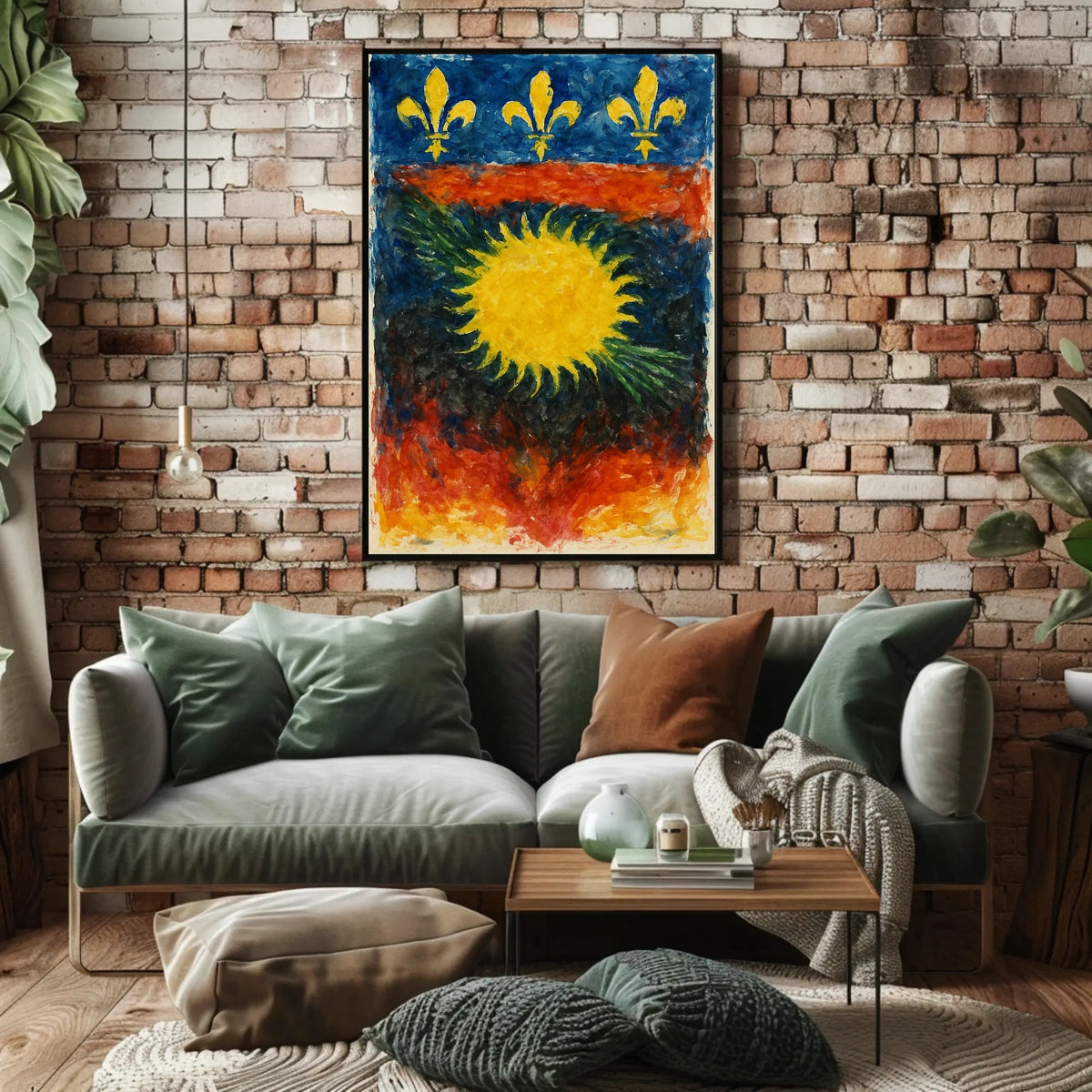 Vibrant Heraldry Poster