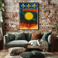 Vibrant Heraldry Poster