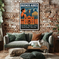 Buenos Aires Argentina Travel Poster