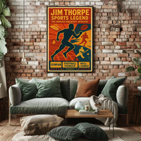 Jim Thorpe Sports Legend Poster