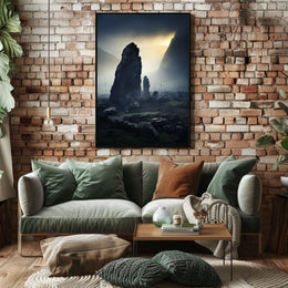 Mystical Stone Landscape Poster