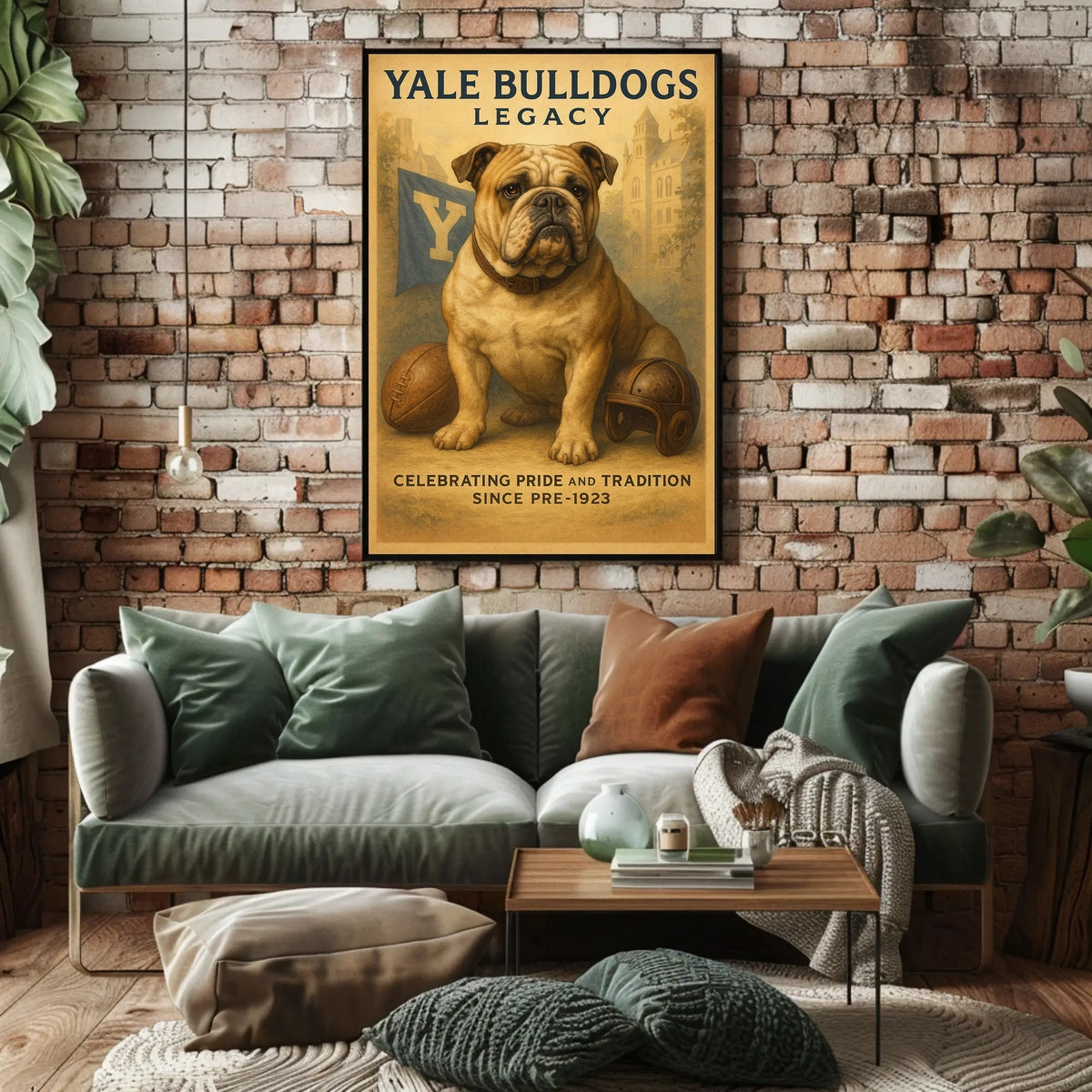 Yale Bulldogs Legacy Poster