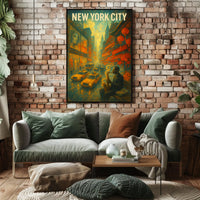 New York City Jazz Vibes Poster