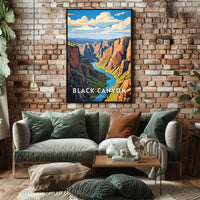 Majestic Black Canyon National Park Poster