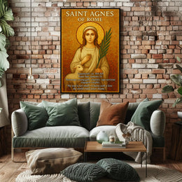 Saint Agnes of Rome Poster PosterGoat