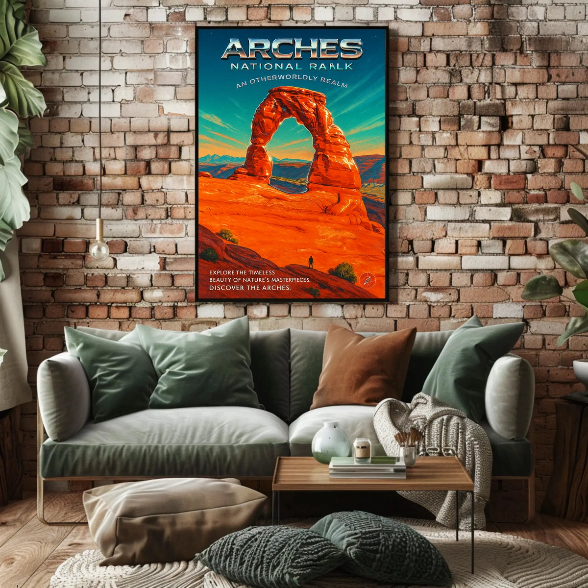 Discover The Arches An Otherworldly Poster