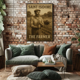 Saint Isidore The Farmer Poster
