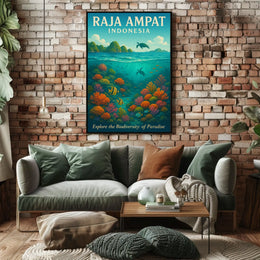 Raja Ampat Explore the Biodiversity of Paradise Poster