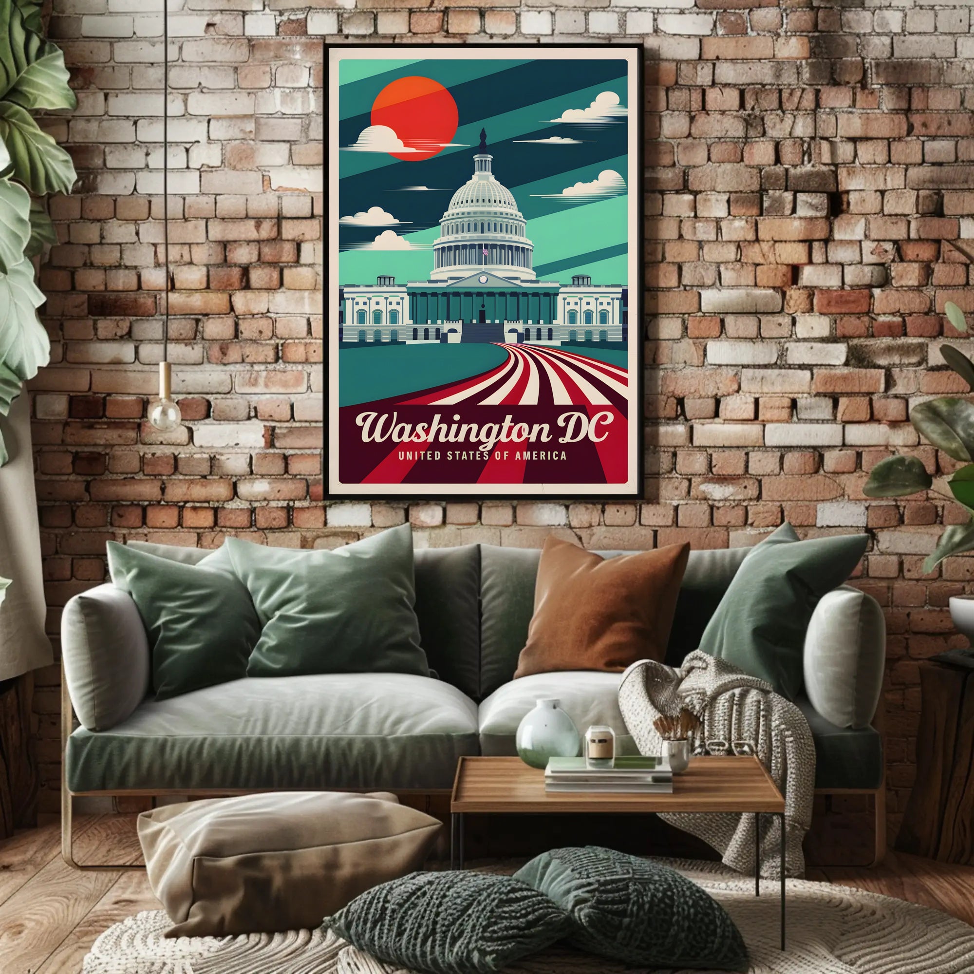 Washington DC Travel Poster