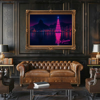 Rio de Janeiro Nightscape Poster