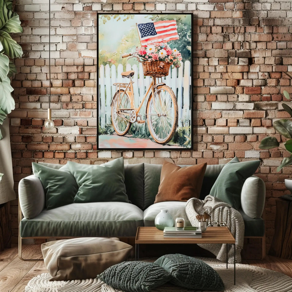 Vintage Bicycle Themed Home Decor Art Print 18x24 Poster