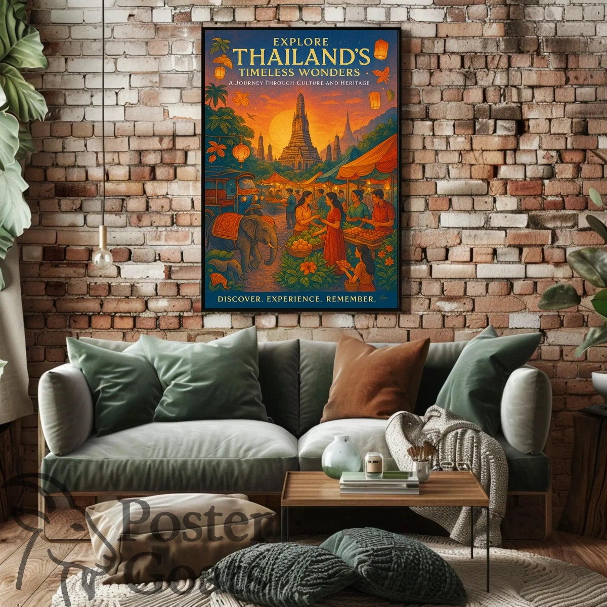 Thailand's Timeless Wonders Travel Poster
